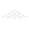 Ekena Millwork Pitch Whitman Architectural Grade PVC Gable Pediment, 60"W x 17 1/2"H x 1"P (7/12) GPP060X018X100WHI - alternate 4